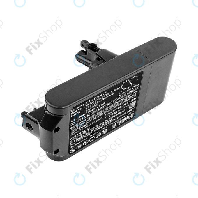 Dyson V10 - Baterie 969352-02, SV12, 206340 Li-Ion 25.2V 2500mAh HQ