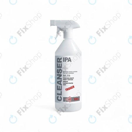 Izopropanol 100%, 1000 ml, cu pulverizator, Cleanser IPA