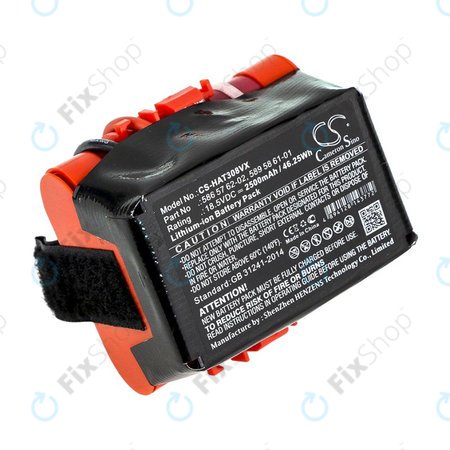 Baterie pentru Gardena R40, R50, R70, R80, Husqvarna Automower 305, 2500mAh, Li-Ion, 18.5V, 586 57 62-02, HQ