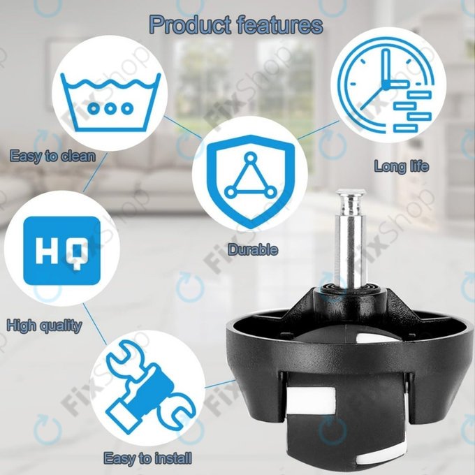 Eufy Robovac-series - Roată fata (Negru)