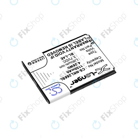 Baterie pentru Nokia 2660 Flip 4G, 1150mAh, Li-Ion, 3.7V, BL-L4E, HQ