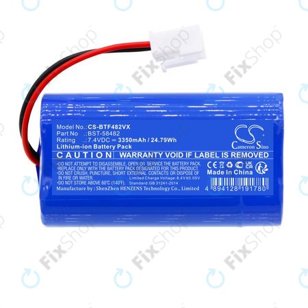 Baterie pentru Bestway Aquatronix, Kokido Vektro Z200, 3350mAh, Li-Ion, 7.4V, BST-58482, HQ