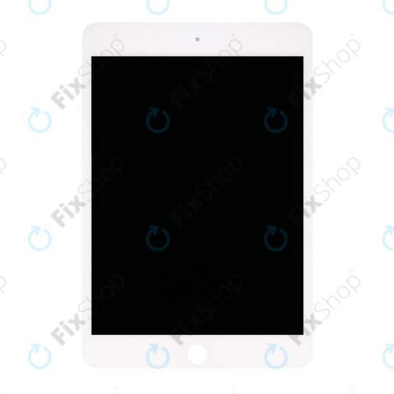 Ecran LCD pentru iPad Mini 5, White, Sticlă Tactilă fără ramă