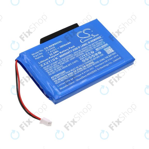 Baterie pentru Satlink WS-6902, WS-6905, 3000mAh, Li-Pol, 7.4V, F03409, HQ
