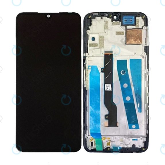 Infinix Note 12 - Ecran LCD + Sticlă Tactilă + Ramă (Force Black) OLED