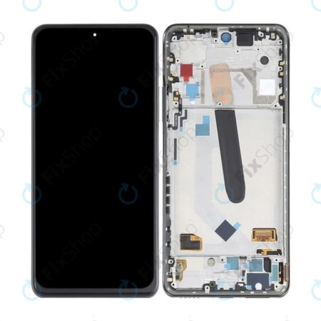 Xiaomi Mi 11i - Ecran LCD + Sticlă Tactilă + Ramă (Black) OLED