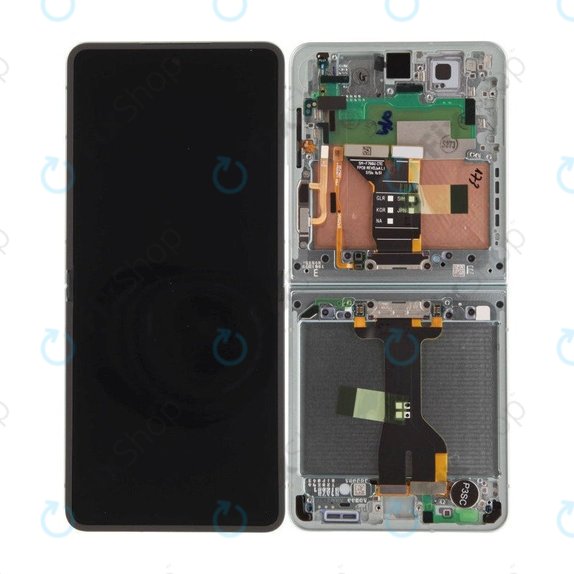 Samsung Galaxy Z Flip 7 F766B - Ecran LCD + Sticlă Tactilă + Ramă (Mint) - GH82-37581E Genuine Service Pack