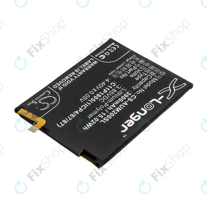 Baterie pentru Asus Zenfone Max M2, 3900mAh, Li-Pol, 3.85V, C11P1805 (1ICP4/67/87), HQ