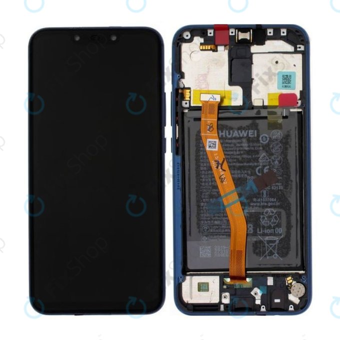 Huawei Mate 20 Lite - Ecran LCD + Sticlă Tactilă + Ramă + Baterie (Sapphire Blue) - 02352DKM, 02352GTT Genuine Service Pack
