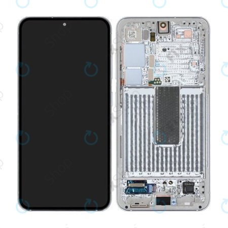 Samsung Galaxy S23 S911B - Ecran LCD + Sticlă Tactilă + Ramă (Lime) - GH82-30481F, GH82-30480F Genuine Service Pack