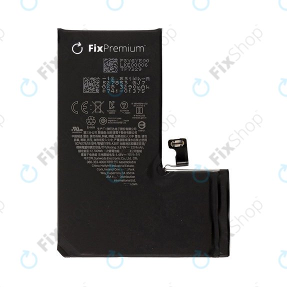 Baterie pentru iPhone 15 Pro, 3274mAh, A3011, FixPremium