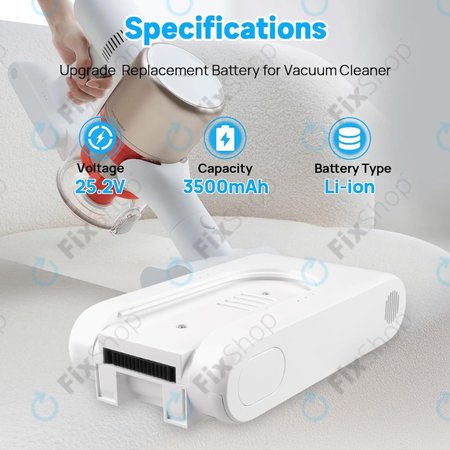 Baterie pentru Xiaomi Dreame G9, G10, T10, T20, R10, 3027689 Li-Ion 25.2V 3500mAh