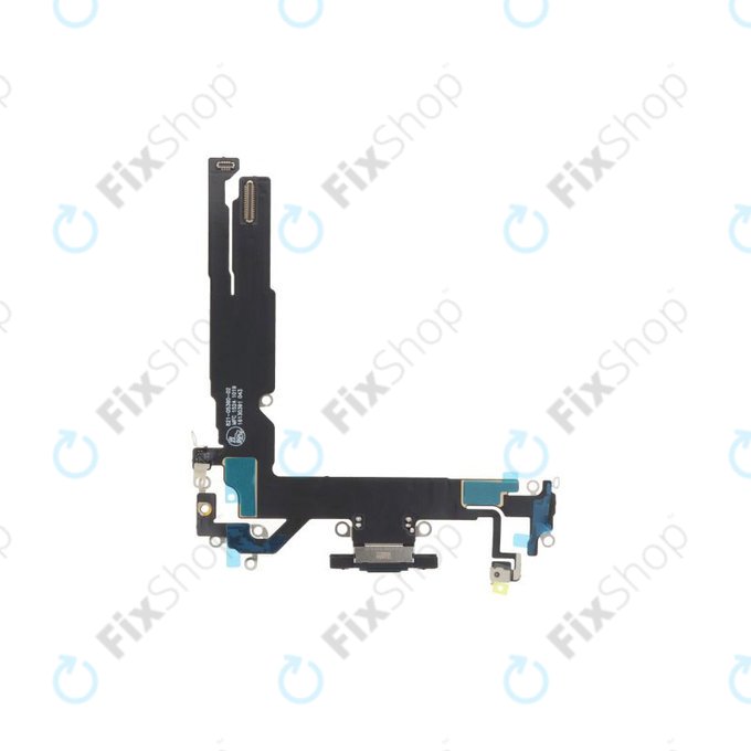 Apple iPhone 16 - Conector de Încărcare + Cablu Flex (Black)