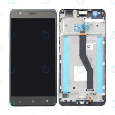 Asus Zenfone 3 Zoom S ZE553KL (Z01HDA) - Ecran LCD + Sticlă Tactilă + Ramă (Navy Black) - 90AZ01H3-R20020, 90AZ01H3-R20010 Genuine Service Pack