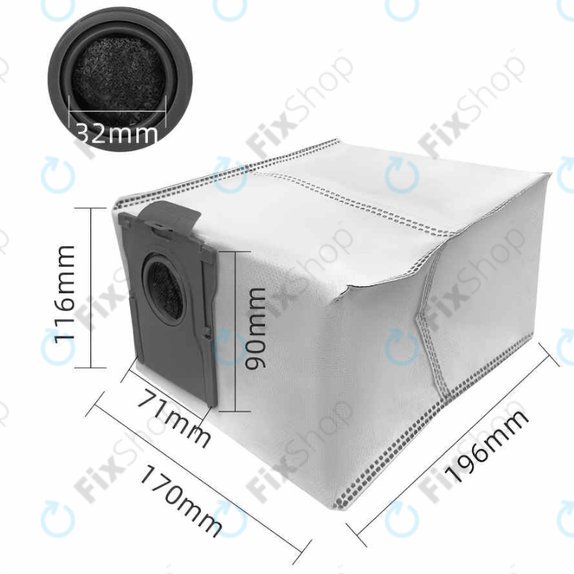 Sac de praf, 3 buc. pentru Dreame X40 Master