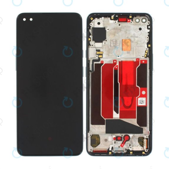 OnePlus Nord - Ecran LCD + Sticlă Tactilă + Ramă (Gray Onyx) OLED