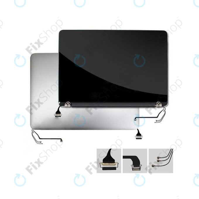 Apple MacBook Pro 13" A1502 (Early 2015) - Ecran LCD + Sticlă Frontală + Carcasă Spate Refurbished