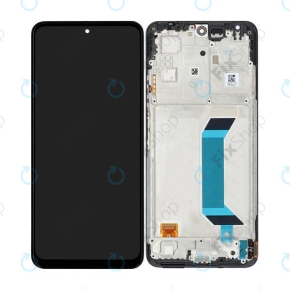 Xiaomi Redmi Note 12 5G - Ecran LCD + Sticlă Tactilă + Ramă (Onyx Grey) - 560001M17P00 Genuine Service Pack