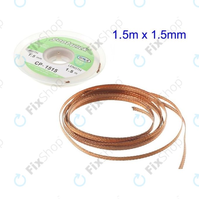 Goot CP-1515 - Cablu de Aspirație Staniu - 1.5mm