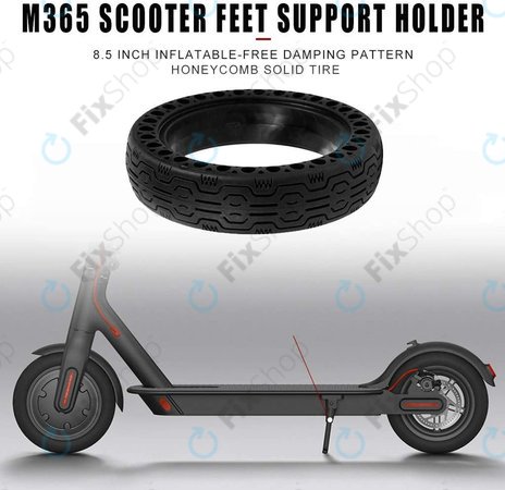 Xiaomi Mi Electric Scooter 1S, 2 M365, Essential, Pro, Pro 2 - Anvelopă Durabilă Completă Tubeless (Tip 2) (Black)