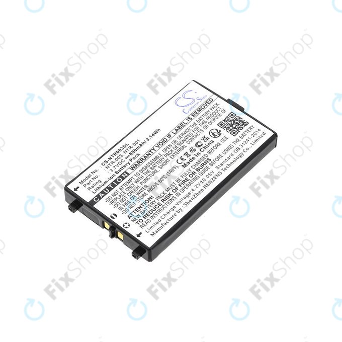 Baterie pentru Nintendo, 850mAh, Li-Ion, 3.7V, NTR-003, HQ