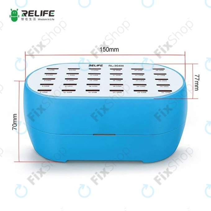 Relife RL-304M - Stație de încărcare inteligentă a serviciilor - 30x USB / 160W