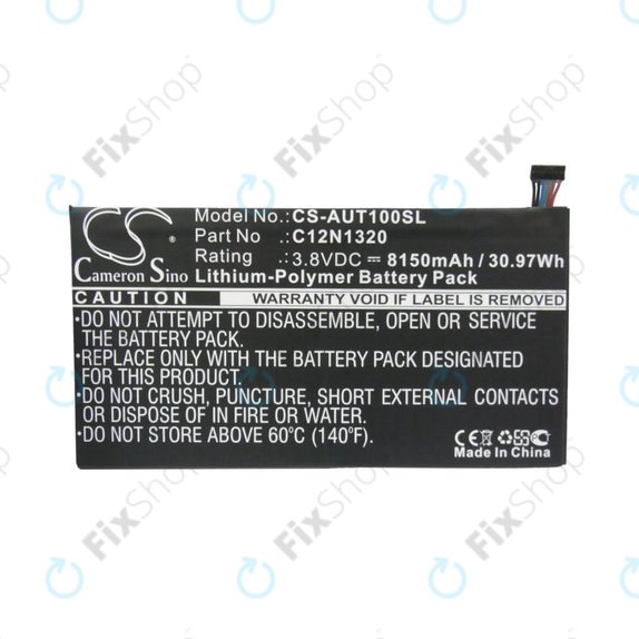 Baterie pentru Asus Transformer Book T100, 8150mAh, Li-Pol, 3.8V, C12N1320, HQ