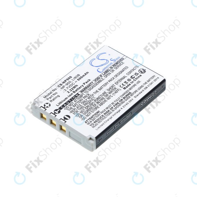 Baterie pentru Agfa, Aosta, Avant, Benq, Minolta, Olympus, Polaroid, 600mAh, Li-Ion, 3.7V, Li-80B, HQ