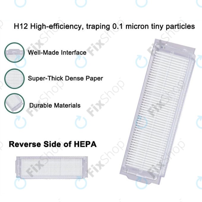 Xiaomi Mi Robot Vacuum Mop Pro (P), 2 Lite, 2 Pro, 2S, 3C, Viomi V2 Pro, V3, SE - Filtru HEPA (2buc)