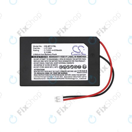 Baterie pentru Sony Dualshock 3, 570mAh, Li-Ion, 3.7V, LIP1359, HQ