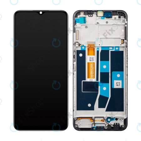 Oppo A54s CPH2273 - Ecran LCD + Sticlă Tactilă + Ramă (Black) - 4908020 Genuine Service Pack