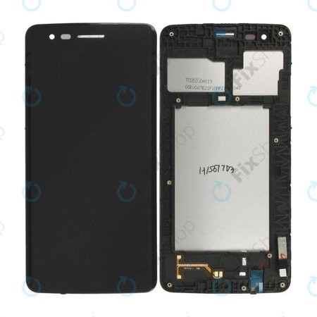LG K8 M200N (2017) - Ecran LCD + Sticlă Tactilă + Ramă (Black) TFT