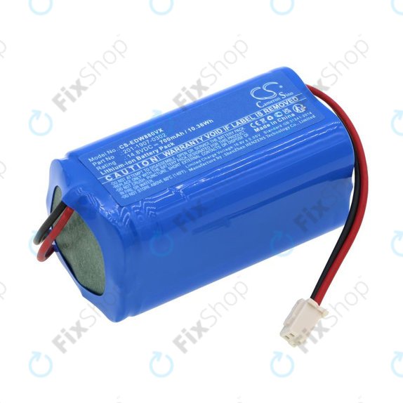 Baterie pentru Ecovacs Winbot 880, 700, 700mAh, Li-Ion, 14.8V, 201-1907-0302, HQ