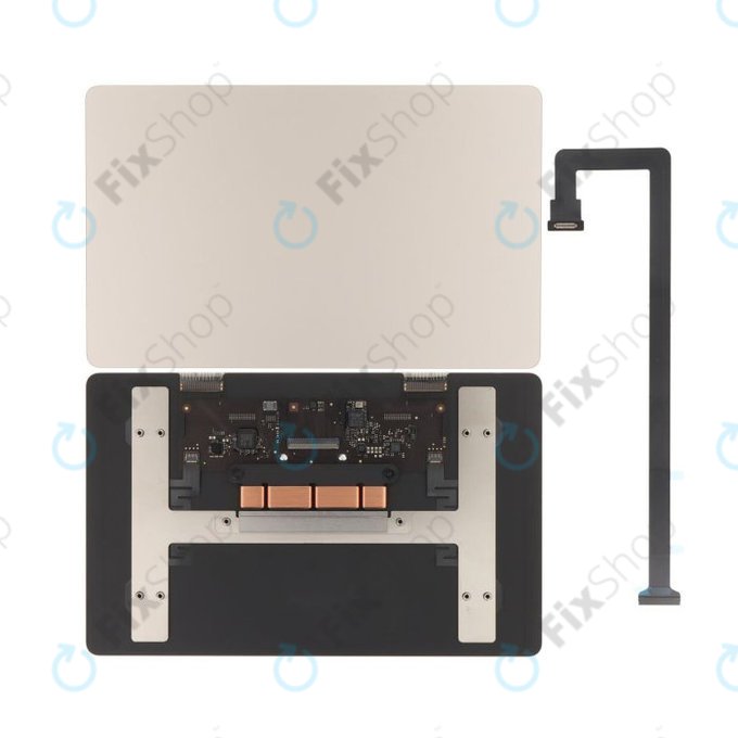 Trackpad complet pentru MacBook Air 15", A3241 (2025), Starlight, 661-50139, Genuine Apple