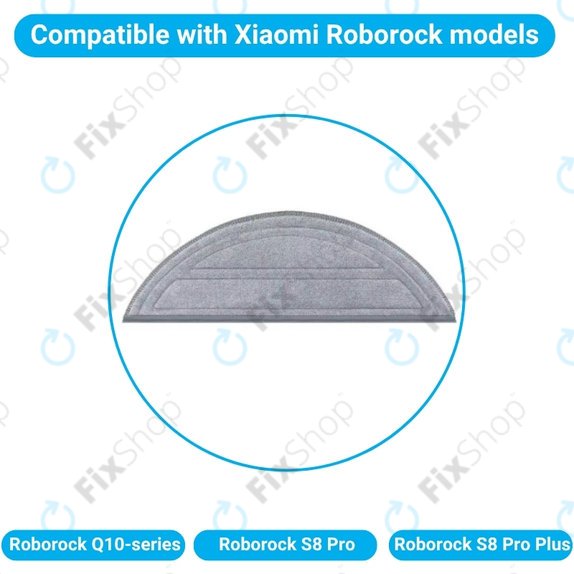 Mop, 2 buc. pentru Xiaomi Roborock Q10-series, S8 Pro, S8 Pro Plus