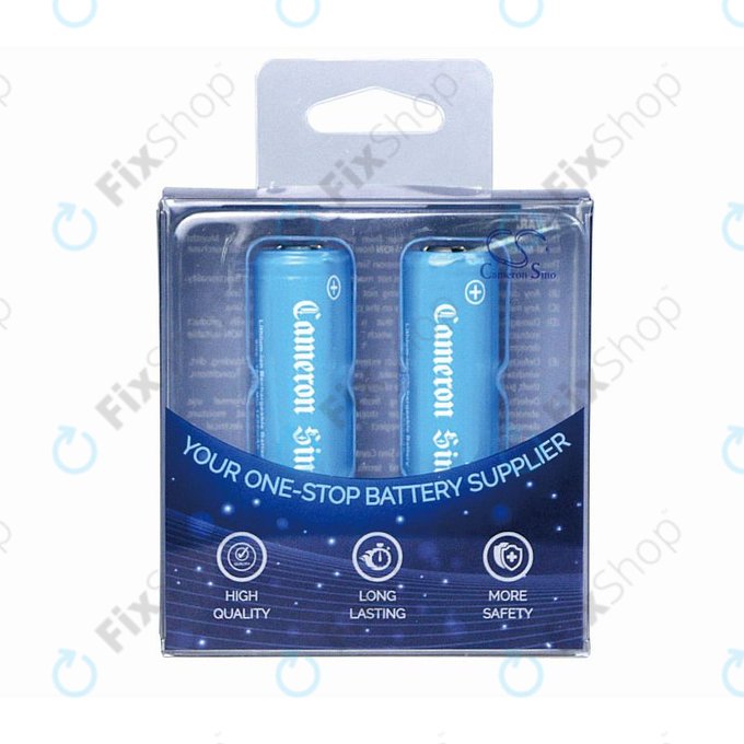 Baterie 14430 cu plăcuțe de montaj, 650mAh, Li-Ion, 3.7V, HQ