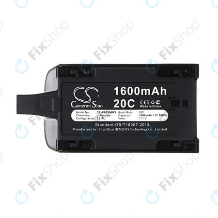 Baterie pentru Parrot Bebop Drone 3.0, Mini Quadcopter, 1600mAh, Li-Pol, 11.1V, HQ