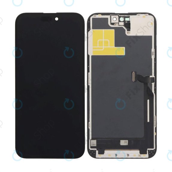 Ecran In-Cell FHD pentru iPhone 14 Pro Max, Sticlă tactilă cu ramă, FixPremium