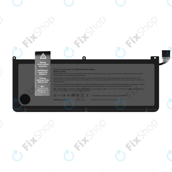 Apple MacBook Pro 17" A1297 (Early 2009 - Mid 2010) - Baterie A1309 12840mAh