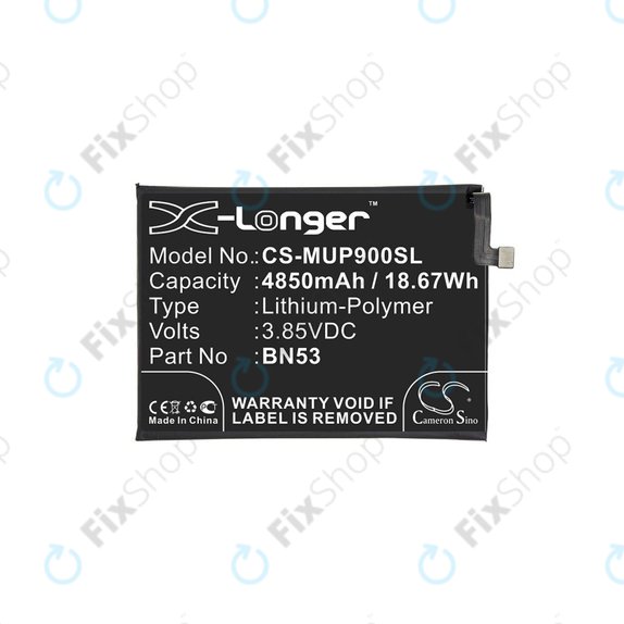 Xiaomi Redmi Note 9 Pro - Baterie BN53 4850mAh HQ
