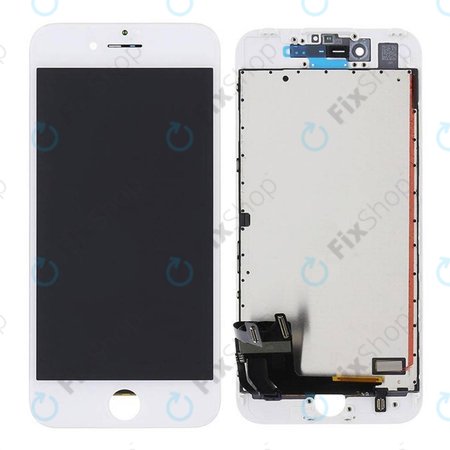 Apple iPhone 7 - Ecran LCD + Sticlă Tactilă + Ramă (White) Refurbished