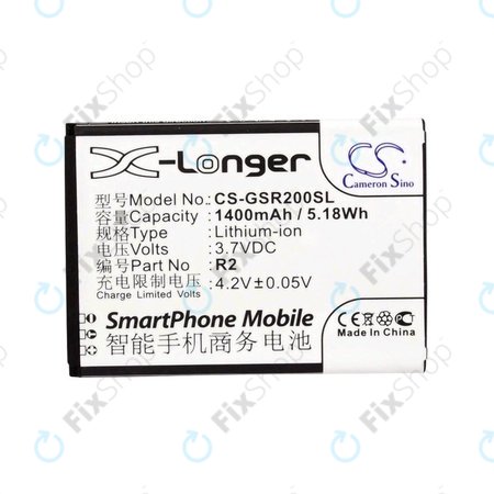 Baterie pentru Gigabyte Gsmart Roma, R2, Li-ion, 3.7V, 1400mAh, HQ