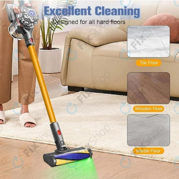 Dyson V12 - Duză de podea cu lumină verde LED