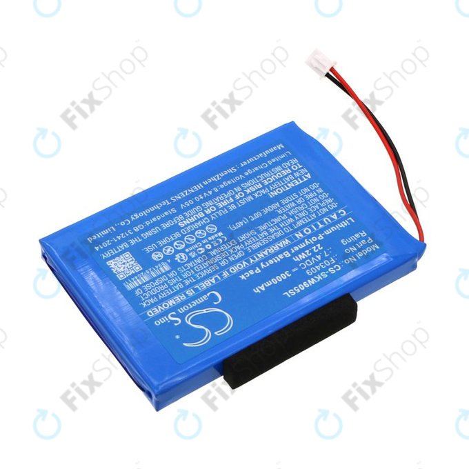 Baterie pentru Satlink WS-6902, WS-6905, 3000mAh, Li-Pol, 7.4V, F03409, HQ