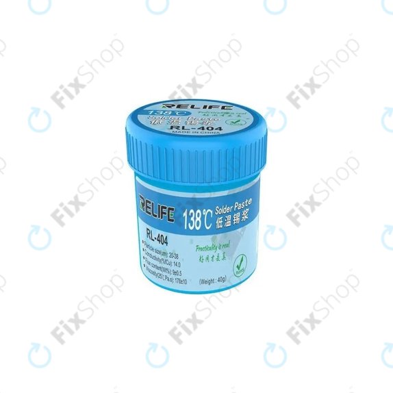Relife RL-404 - Pasta de lipit 138℃ (40g)
