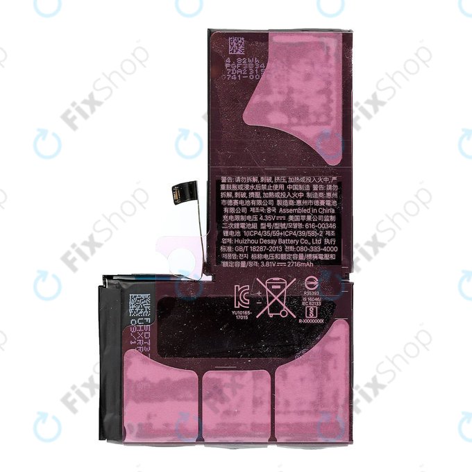 Apple iPhone X - Baterie 2716mAh