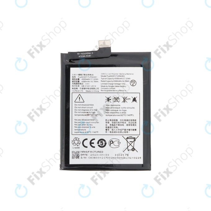 TCL 10 Pro, 10+, 20 Pro 5G - Baterie TLP043D1 4500mAh