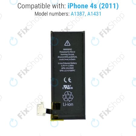 Apple iPhone 4S - Baterie 1430mAh
