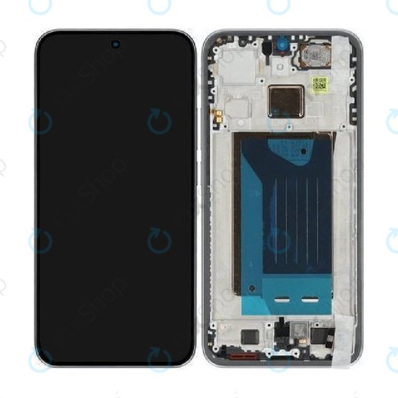 Ecran pentru Xiaomi 15T, Gray, Sticlă tactilă cu ramă, 5600020O12A00, Genuine Service Pack
