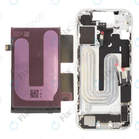 Ramă Mijlocie cu Baterie pentruiPhone 17 | White | ZD076-00749 | Genuine Apple